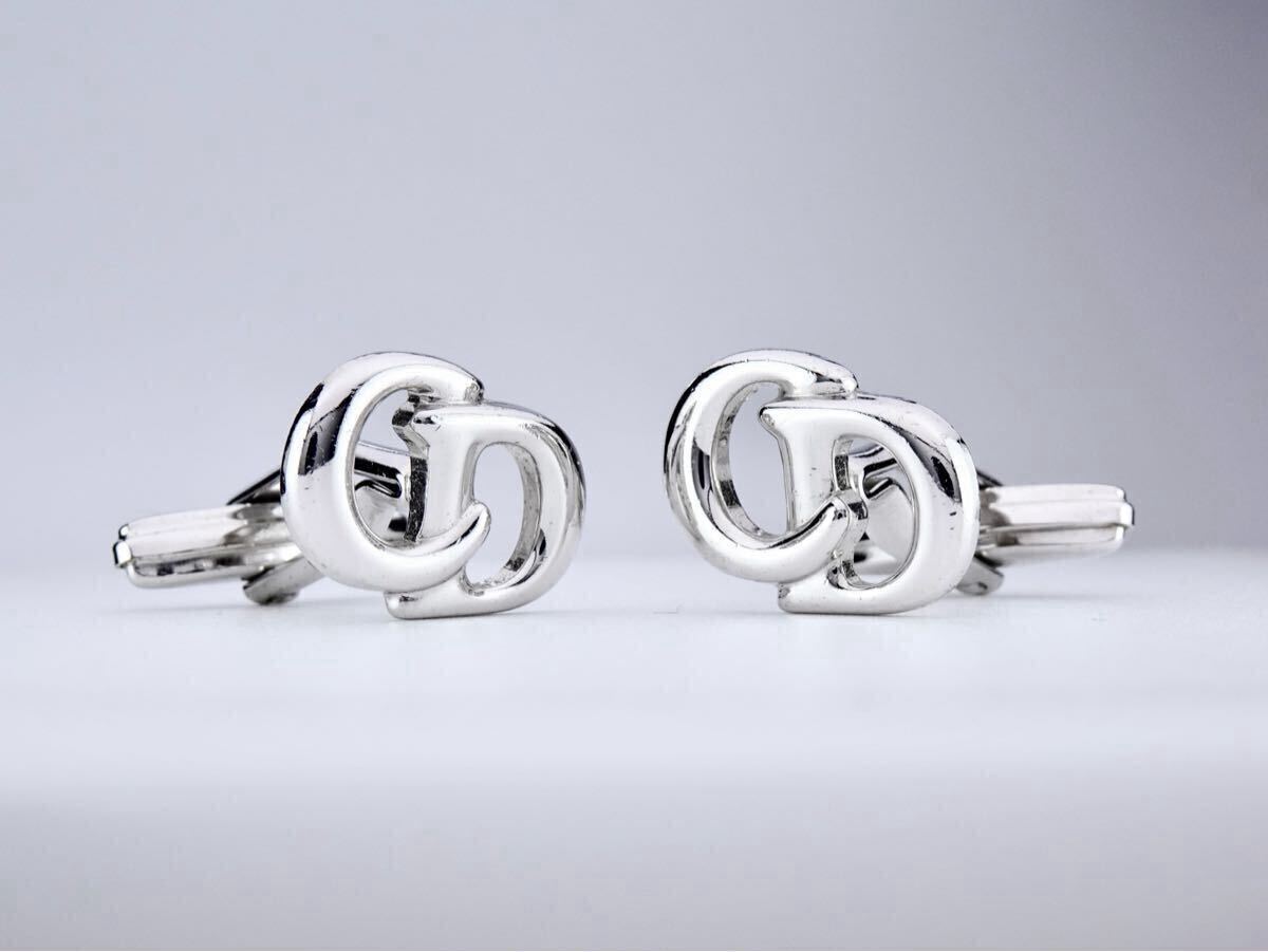 Christian Dior ディオール　CDロゴ　cufflinks カフス　カフリンクス　7-10-182_画像4