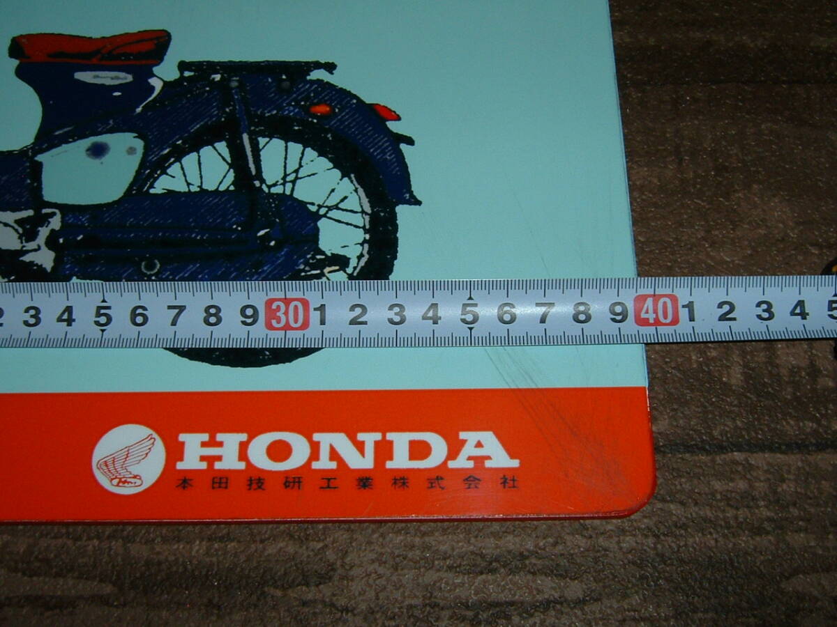 中古☆「ホンダ.スーパーカブ」屋外用看板 (検:オートバイ.バイク.希少.レア.昭和レトロ.旧車.古民家.車庫.ガレージ/オブジェ.インテリア用_画像4