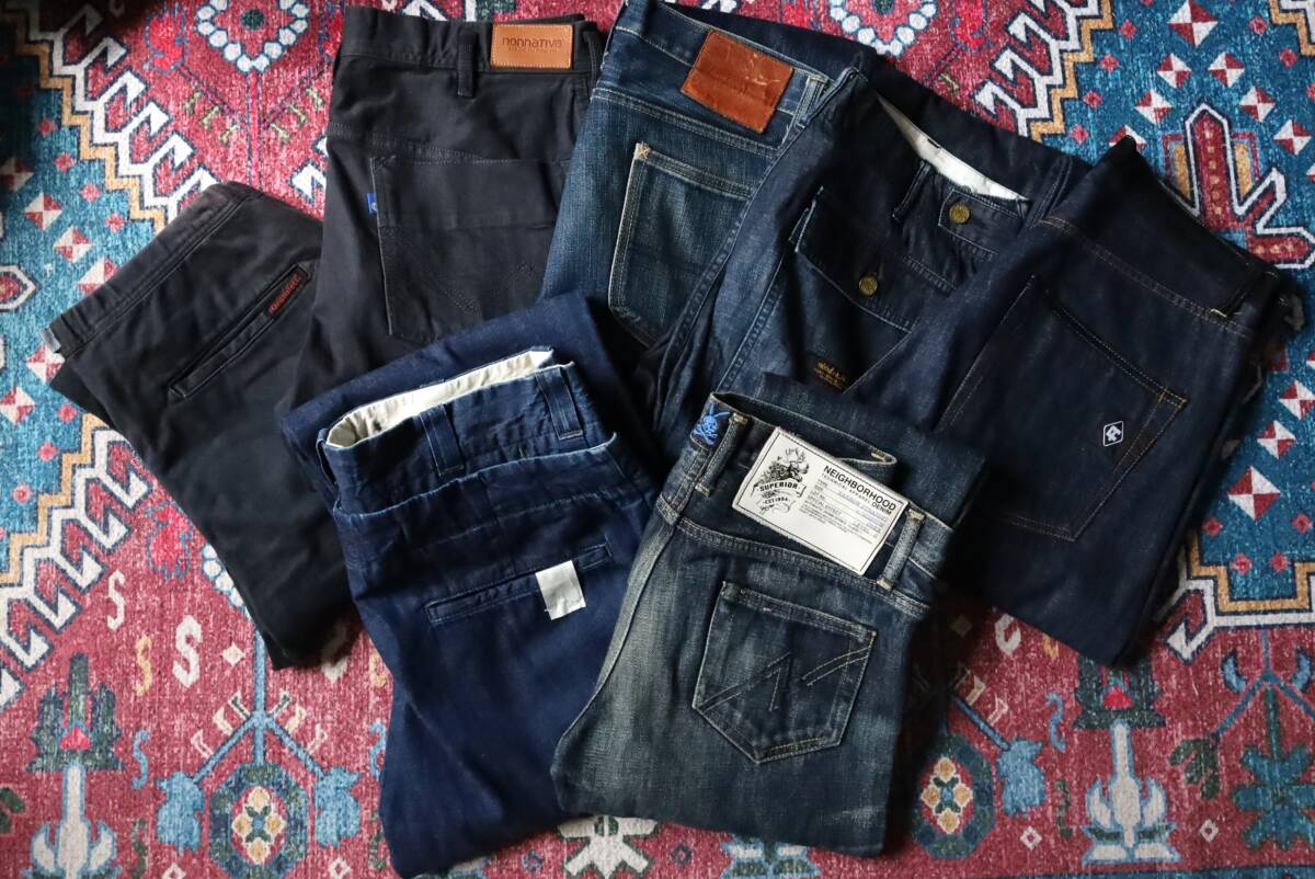 ネイバーフッド 旧テンダーロイン グッドイナフ ノンネイティブ Nハリウッド デニム ジーンズ セット 限定 Wネーム サベージ まとめ売り_画像1