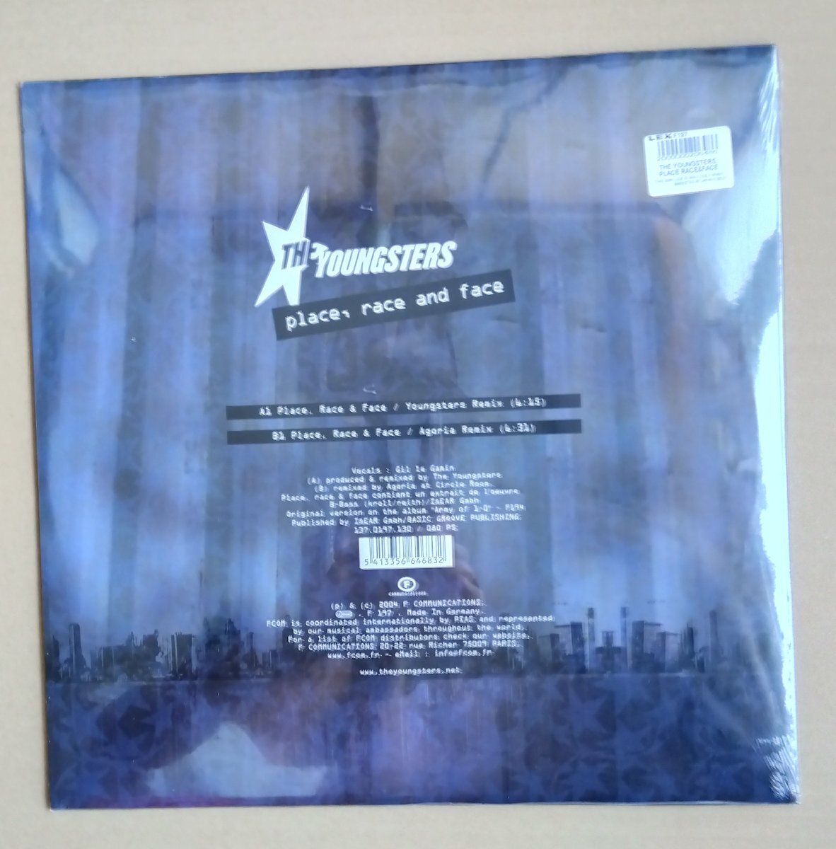 輸入LP:The Youngsters/Place, Race And Face 新品未開封_画像2