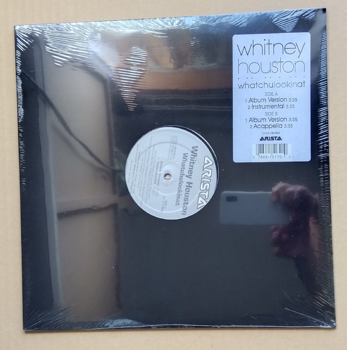 輸入LP:Whitney Houston ホイットニー・ヒューストン/Whatchulookinat 新品未開封_画像1