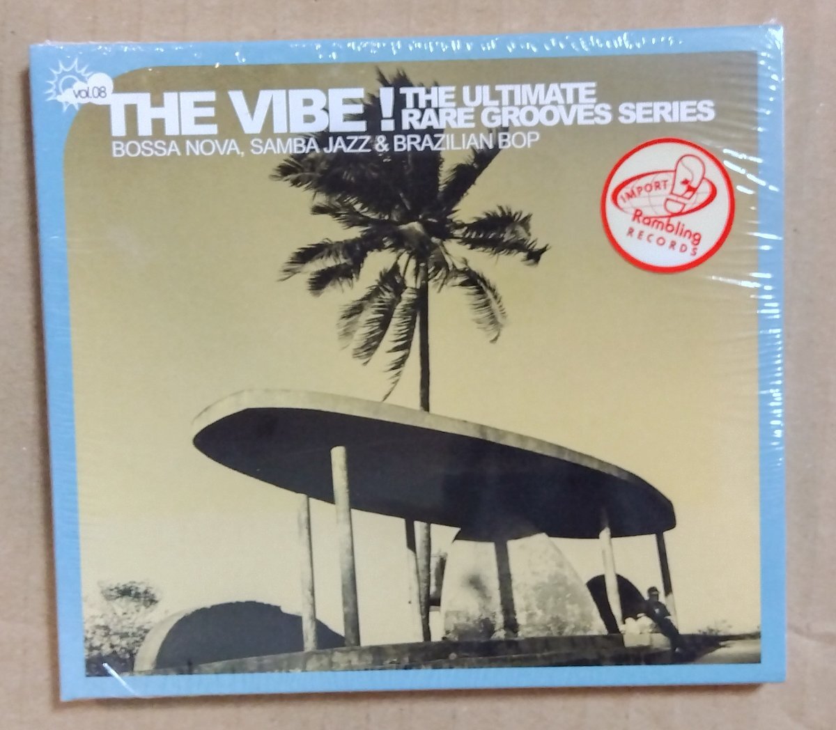 輸入CD:Various/The Vibe! The Ultimate Rare Grooves Series Vol. 08 Bossa Nova, Samba Jazz & Brazilian Bop 新品未開封_画像1