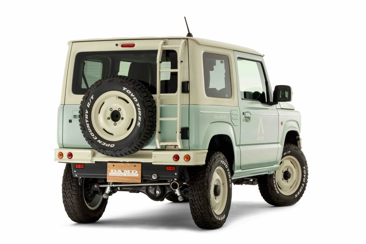 DAMD ダムド little B. フルコンプリートキット WHITE EDITION APIO WILDBOAR SR 5本セット /未塗装 ジムニー JB64W 1-4型 離島は要確認_画像2