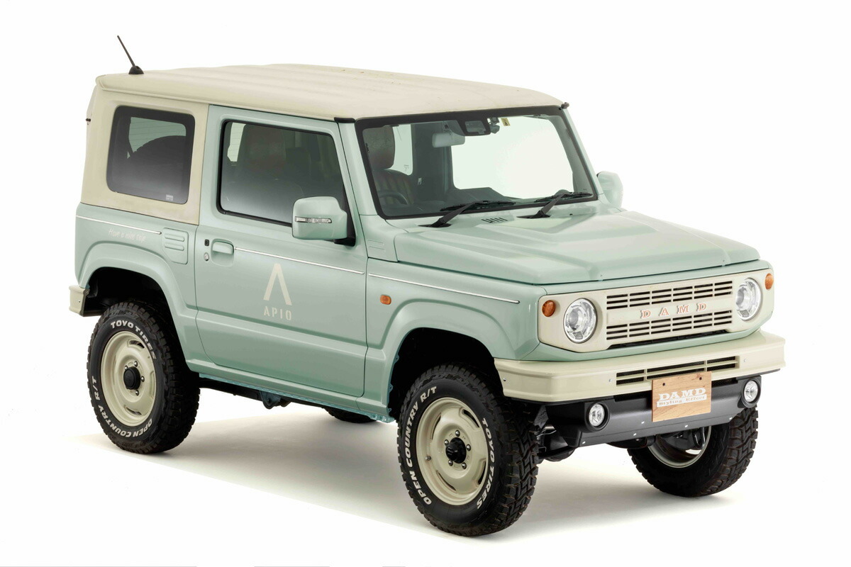 DAMD ダムド little B. フルコンプリートキット WHITE EDITION APIO WILDBOAR SR 5本セット /未塗装 ジムニー JB64W 1-4型 離島は要確認_画像3