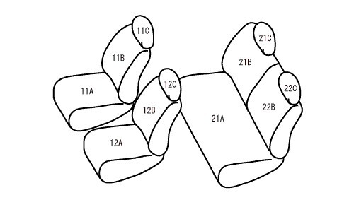 Bellezza ベレッツァ シートカバー エアーメッシュ i-MiEV HA3W H21/7～H25/10 G他 1列目セパレートシート 2列目背もたれのみ5:5分割_画像2