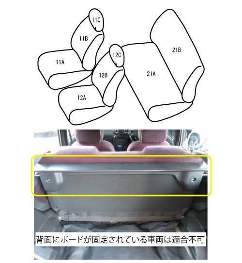 Bellezza ベレッツァ シートカバー エアーメッシュ ミラジーノ L700S L710S H11/3～H16/11 布シート車全グレード対応_画像2