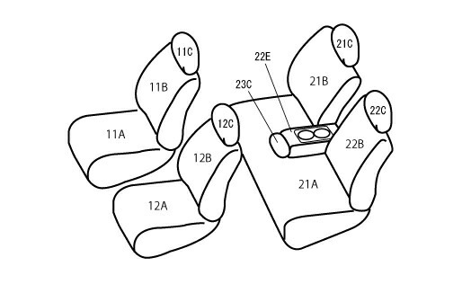 Bellezza ベレッツァ シートカバー アージオ アウトランダーPHEV GN0W R3/12~ 5人乗 G他 運転席パワーシート 助手席手動シート_画像2