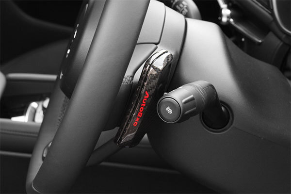 AutoExe オートエクゼ カーボンパドルシフトレバー マツダ3 ファストバック BP5P BP8P BPEP BPFP BPFJ3P ステアリングシフトスイッチ装着車_画像1