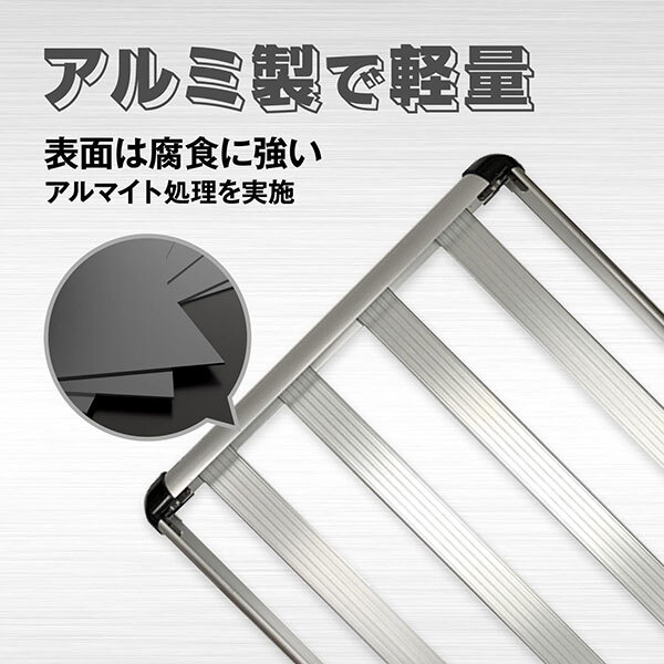 Terzo テルッツォ ルーフラック レギュラー シルバー EA303_画像5