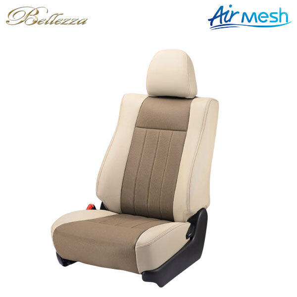 Bellezza ベレッツァ シートカバー エアーメッシュ ミラココア L675S H24/4～H26/8 プラスG他 2WD用(運転席リフター有 2列背もたれ5:5分割)_画像1