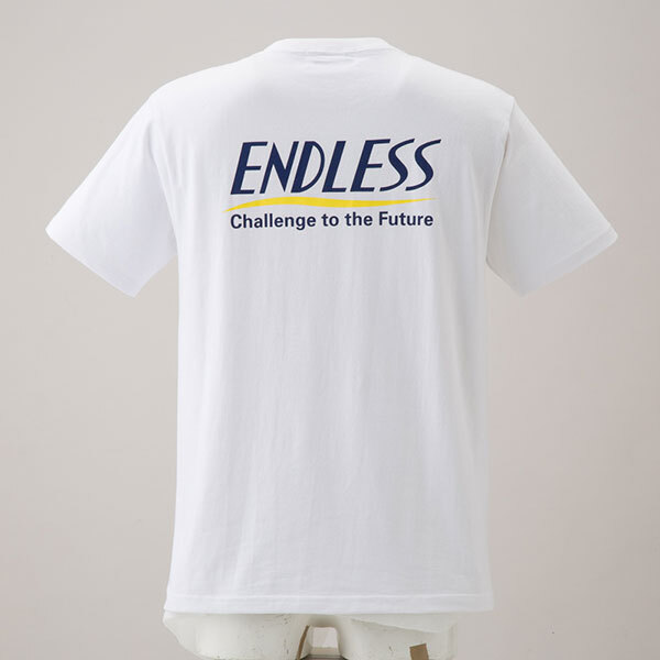 ENDLESS エンドレス Newロゴ Tシャツ ホワイト Lサイズ GTSED-NWL_画像1