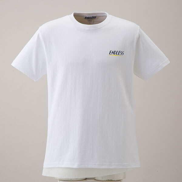ENDLESS エンドレス Newロゴ Tシャツ ホワイト Lサイズ GTSED-NWL_画像2