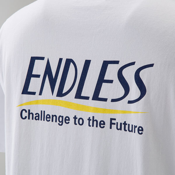 ENDLESS エンドレス Newロゴ Tシャツ ホワイト Lサイズ GTSED-NWL_画像3