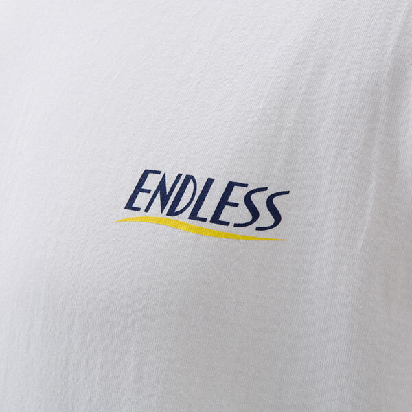 ENDLESS エンドレス Newロゴ Tシャツ ホワイト Lサイズ GTSED-NWL_画像4