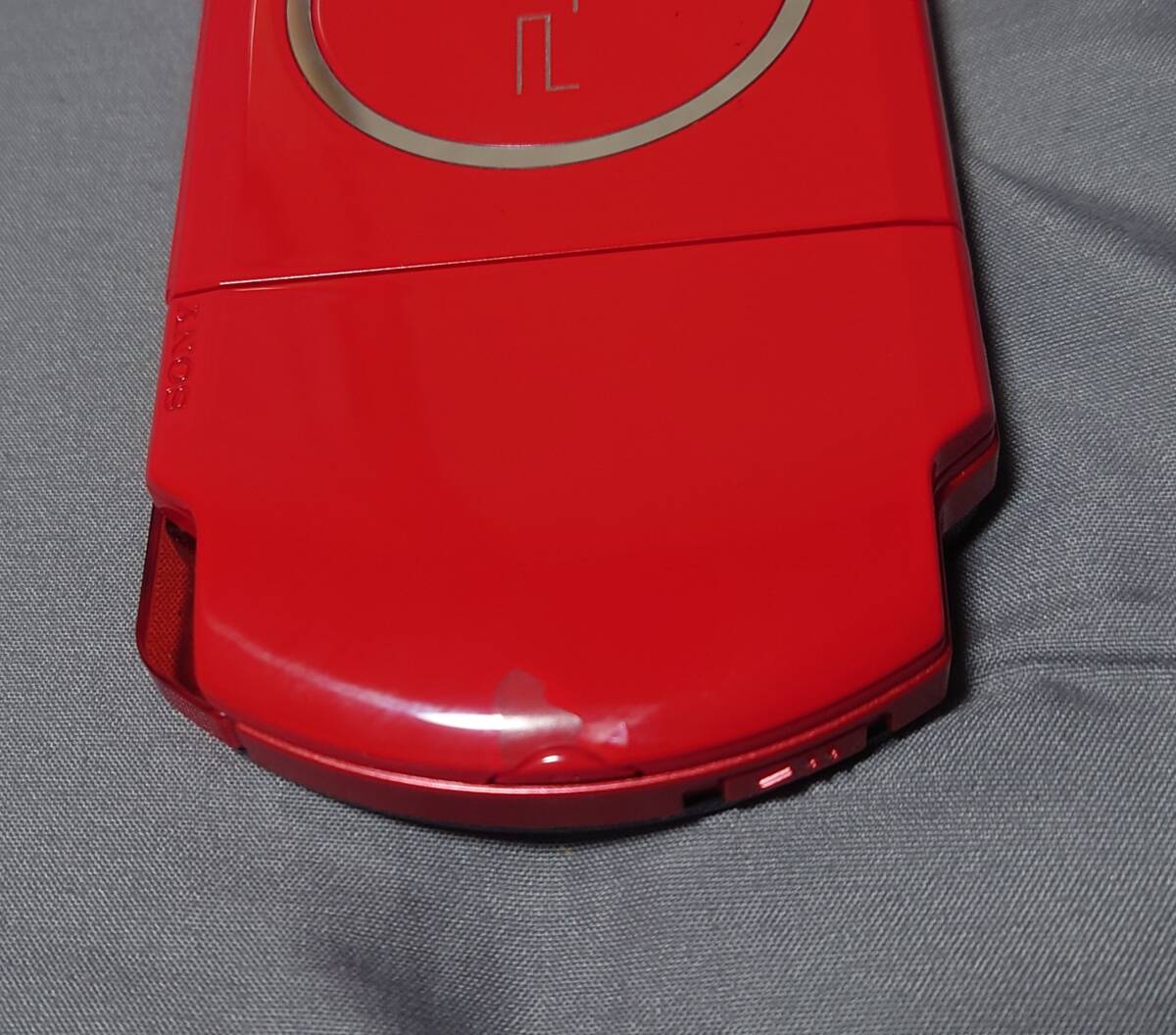 PSP-3000 モンハン3rd ハンティンググリップ 大容量バッテリー対応モンハン黒カバー付き Playstation Portable SDカード付 動作確認済_画像4