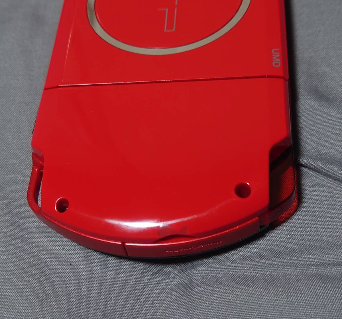 PSP-3000 モンハン3rd ハンティンググリップ 大容量バッテリー対応モンハン黒カバー付き Playstation Portable SDカード付 動作確認済_画像5