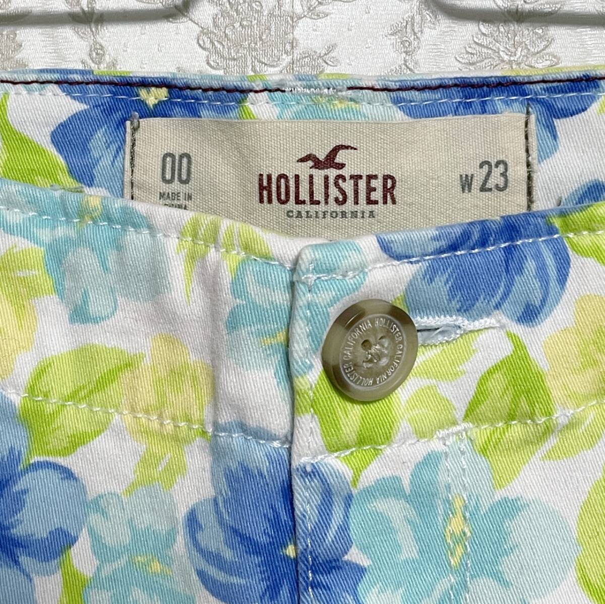 Hollister ホリスター アバクロ ブルー花柄ショートパンツ ショーパン_画像3