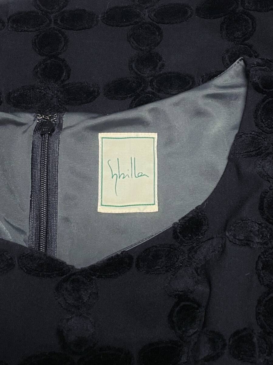 Sybilla Sybilla пирог ru земля цветочный принт One-piece черный чёрный цвет сделано в Японии 