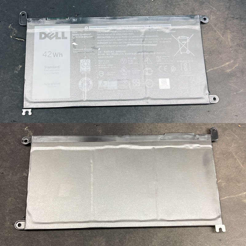 【中古品】 DELL純正 交換用 バッテリー 11.4V-3500mAh ★ DELL WDX0R Inspiron 13 14 15 17 Latitude 13 14 15 Vostro 14 15 複数 #9-117_画像2