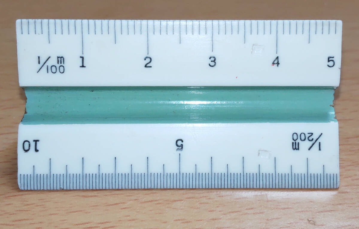 三角回転スケール　15cm，5cm　2本セット_画像8