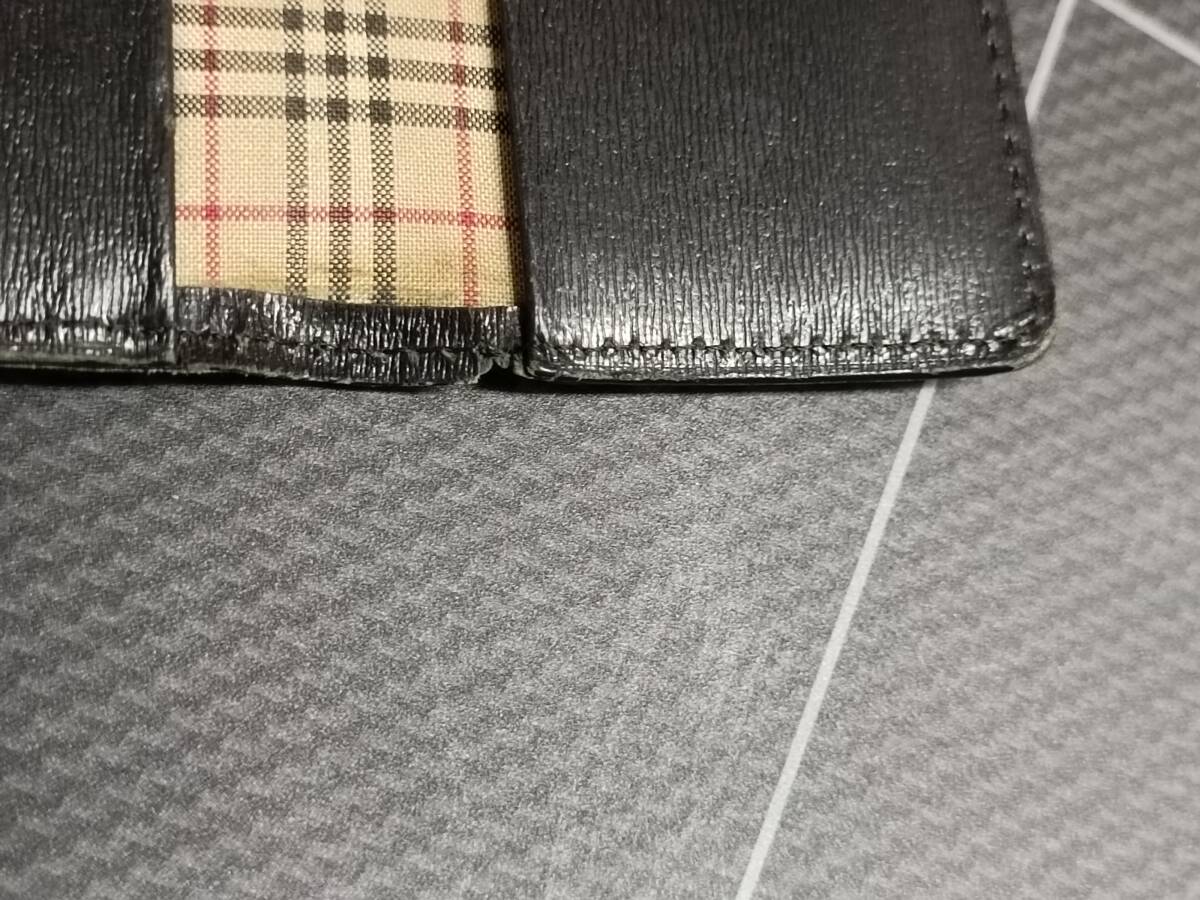 BURBERRY　キーケース　レザー/BLK/無地　メンズ_画像6