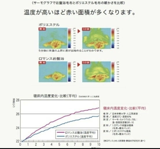 ロマンス小杉 岩盤浴　敷きパッド グレー　 シングル　冬用_画像2