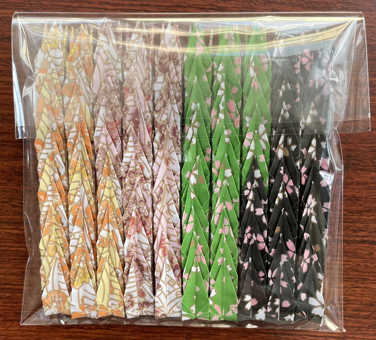 23　和柄　千羽鶴　100羽　折り鶴_画像2