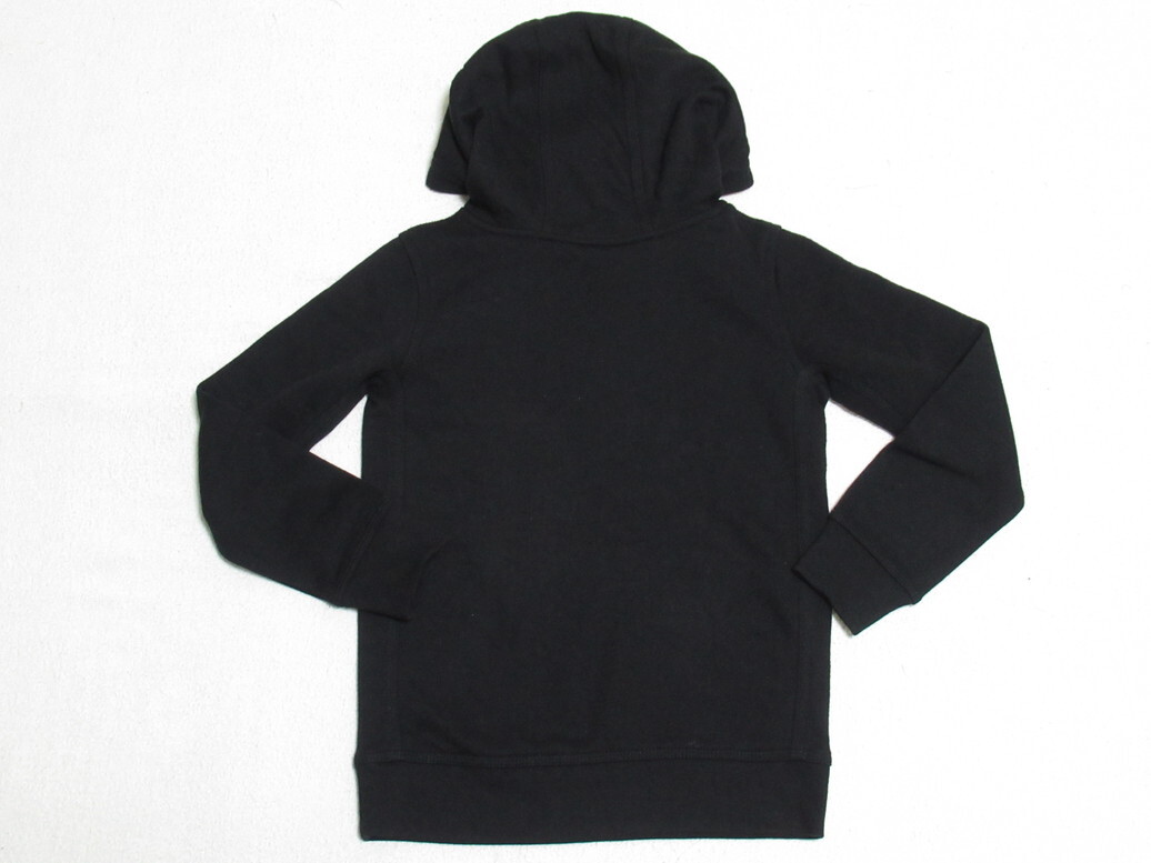 NIKE キッズ パーカー パンツ セットアップ 黒 115 (6) ナイキ プルオーバー フリース 裏起毛 上下セット 6歳 86G703-023 86G704-023_画像3