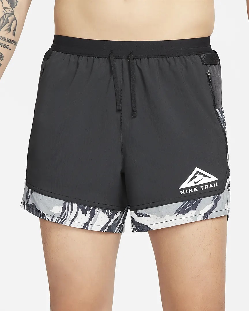 NIKE TRAIL RUNNING ショートパンツ 黒 ブラック S ナイキ トレイル ランニング ドライフィット フレックス ストライド DM4653-010_画像5