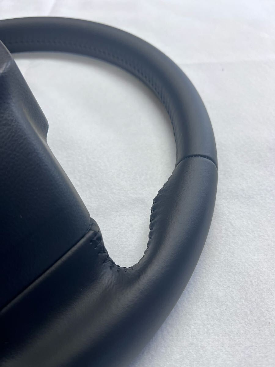 新車外し トヨタ 80系 ノア ヴォクシー エスクァイア 60 ハリアー レザー 純正ステアリング ハンドル GS120-05940_画像9