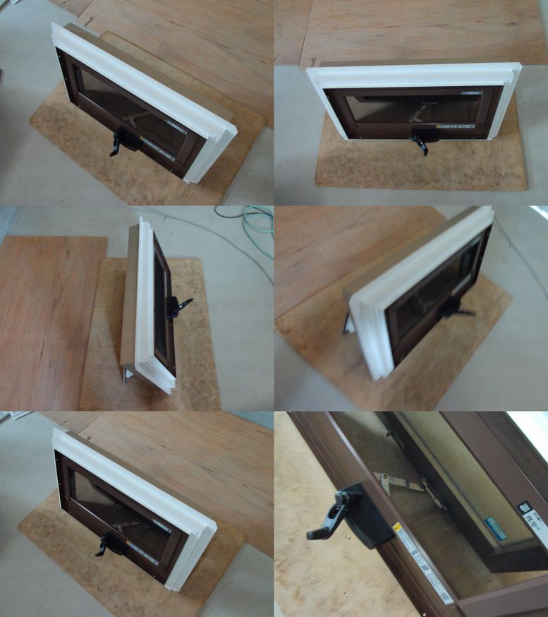 在庫品 樹脂サッシ LowE 型 アルゴンガス ペアガラス YKK APW330 横すべり出し窓 06003 プラチナステン 固定網戸_画像6