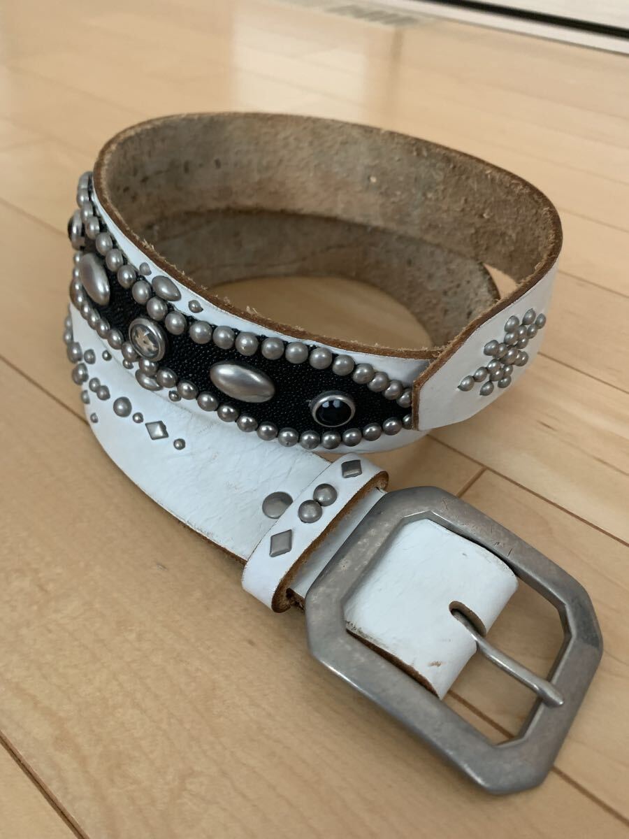 スタッズベルト ウルフズヘッド HTC ルードギャラリー ケルト&コブラ ロストコントロール ライダース shotto ルイスレザー 濱マイク チバ_画像1