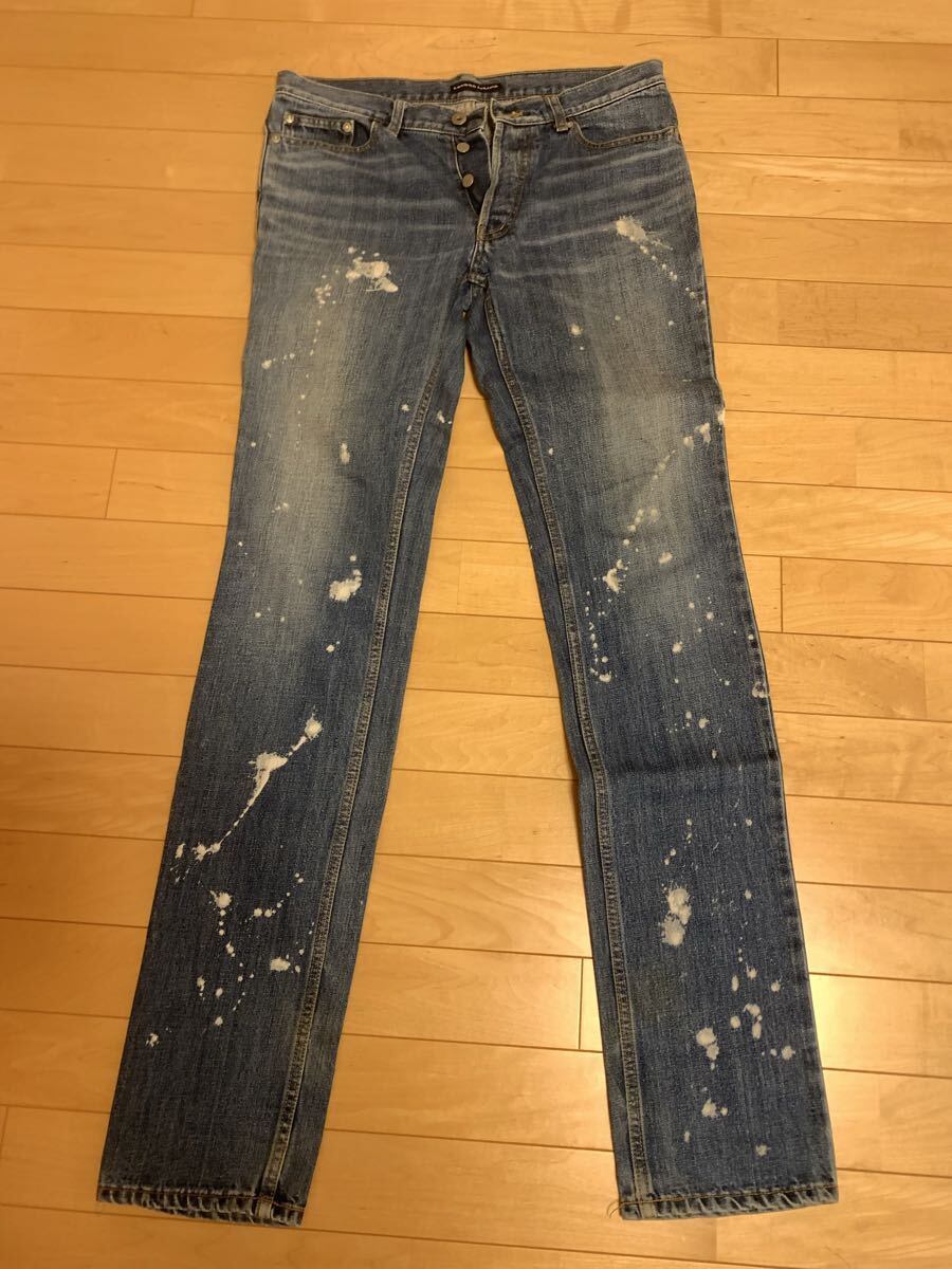 ラウンジリザード LOUNGE LIZARD ペイント ダメージ デニム ファクトタム ステュディオス ナンバーナイン ルードギャラリー プレッジ glamb_画像3