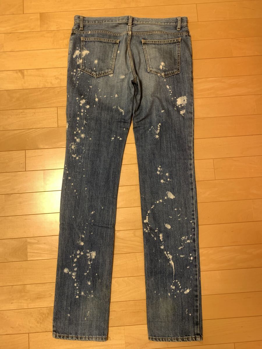 ラウンジリザード LOUNGE LIZARD ペイント ダメージ デニム ファクトタム ステュディオス ナンバーナイン ルードギャラリー プレッジ glamb_画像4