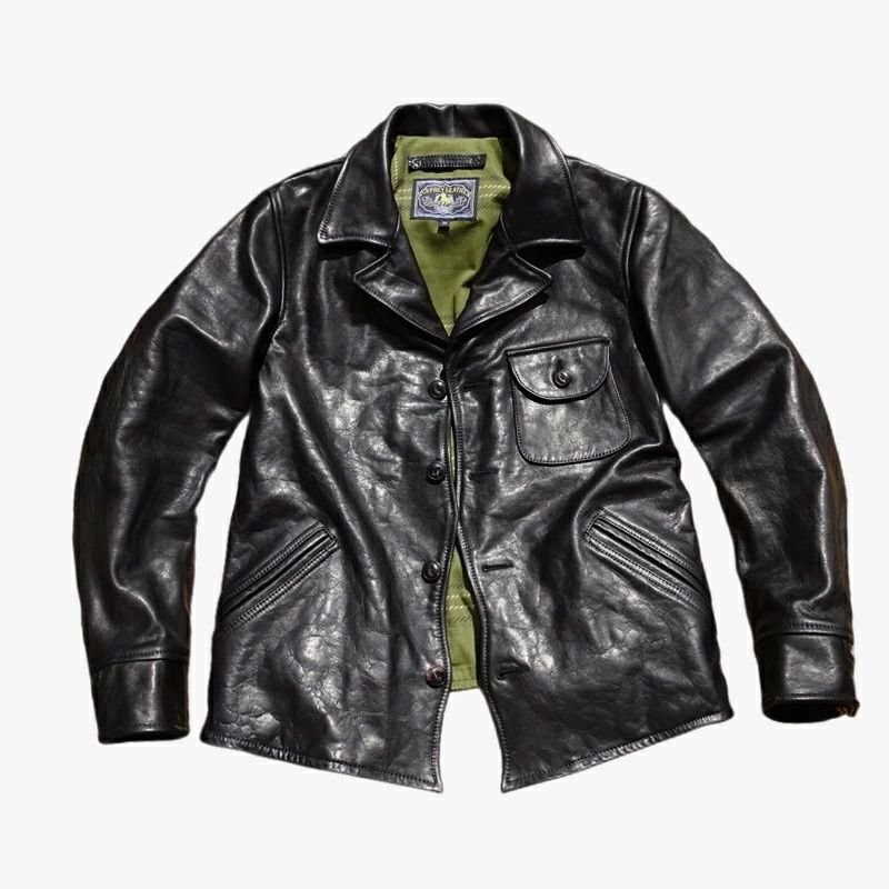 ダブルライダース 茶芯 馬革 レザージャケット 本革 ホースハイド 革ジャン バイクレザー アメカジ メンズ S～3XL_画像1