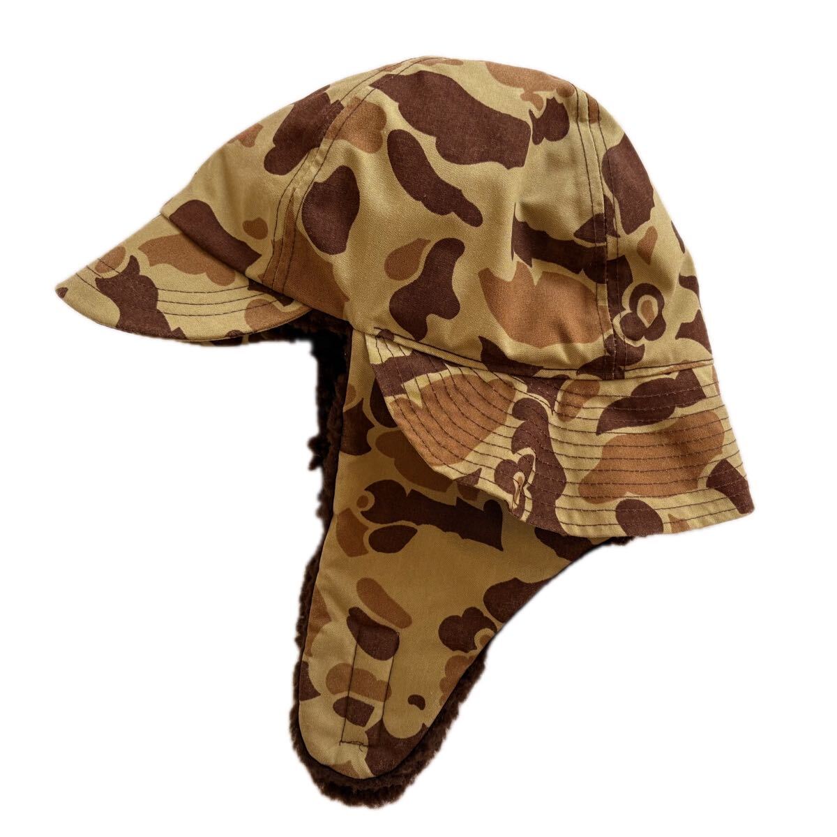 1980's 美品 USA製 ORVIS XL ダックハンターカモ ゴアテックス CAP 古着 ヴィンテージ 帽子 キャップ アメリカ製 80s オービス ビンテージ_画像1