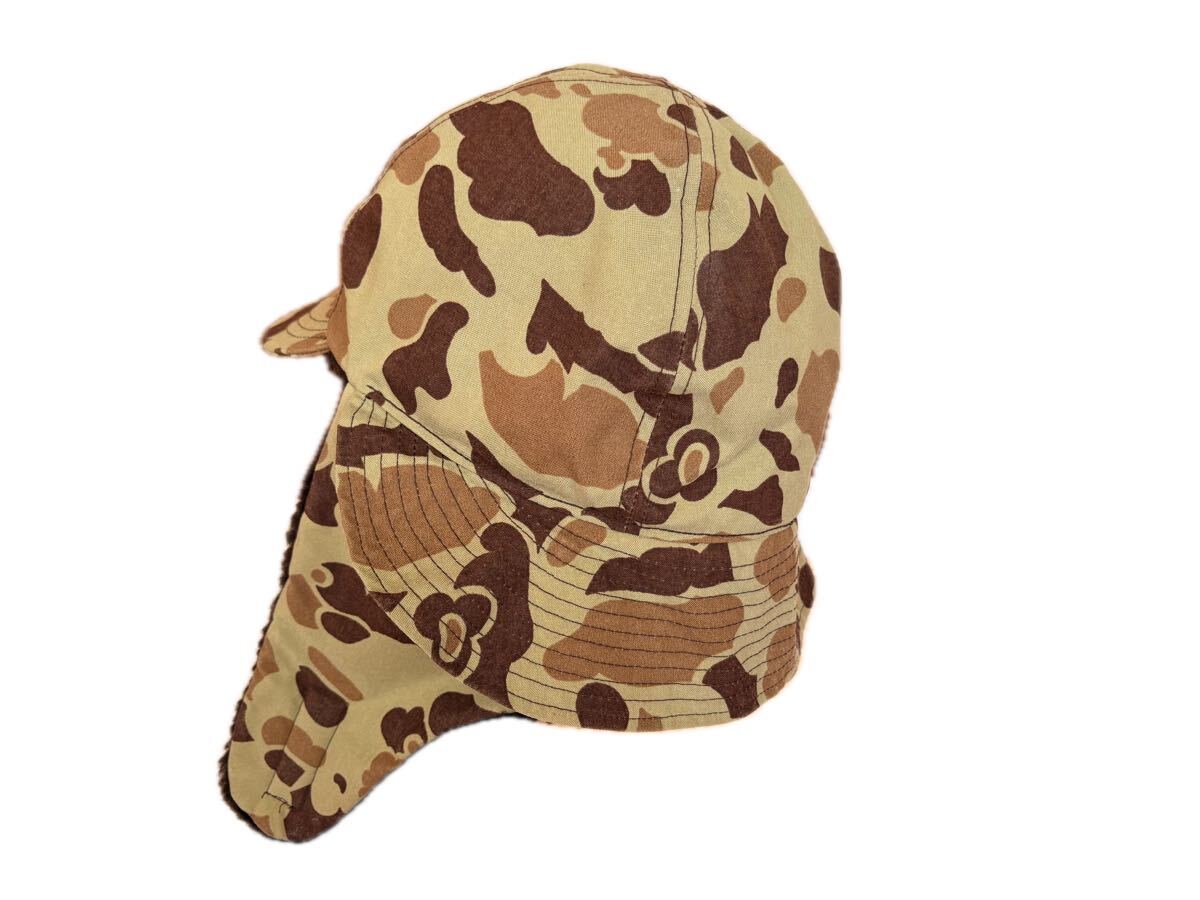1980's 美品 USA製 ORVIS XL ダックハンターカモ ゴアテックス CAP 古着 ヴィンテージ 帽子 キャップ アメリカ製 80s オービス ビンテージ_画像3