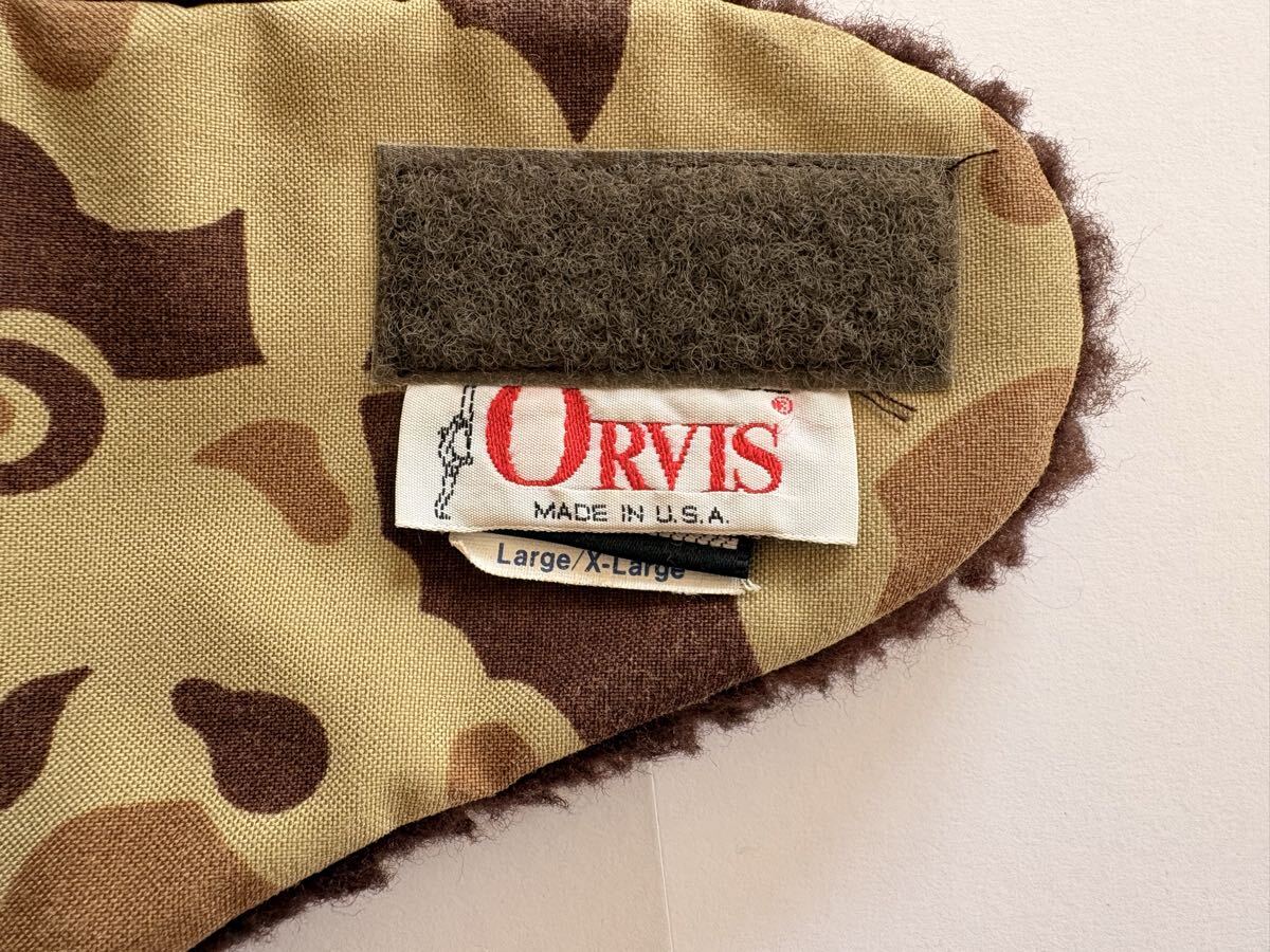 1980's 美品 USA製 ORVIS XL ダックハンターカモ ゴアテックス CAP 古着 ヴィンテージ 帽子 キャップ アメリカ製 80s オービス ビンテージ_画像8