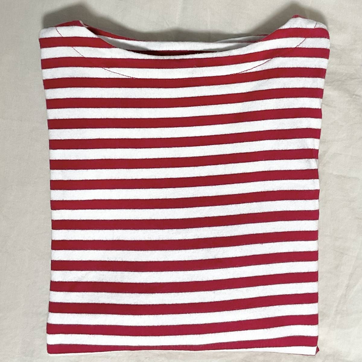 Unlimited Ability Tシャツ/カットソー/LS ボーダー/レッド/ホワイト サイズM  W018_画像2
