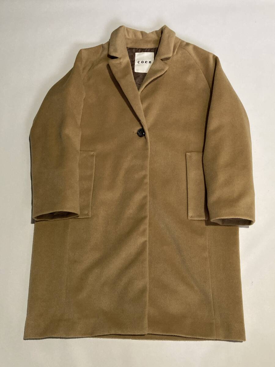 coen コーエン レディース コート 茶系 L_画像1