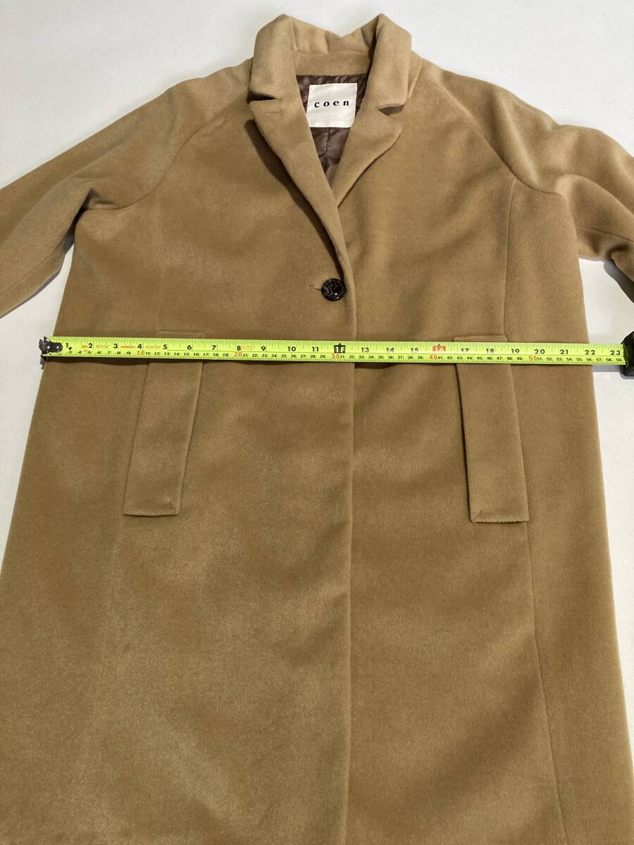 coen コーエン レディース コート 茶系 L_画像5