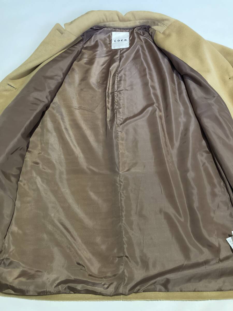 coen コーエン レディース コート 茶系 L_画像7