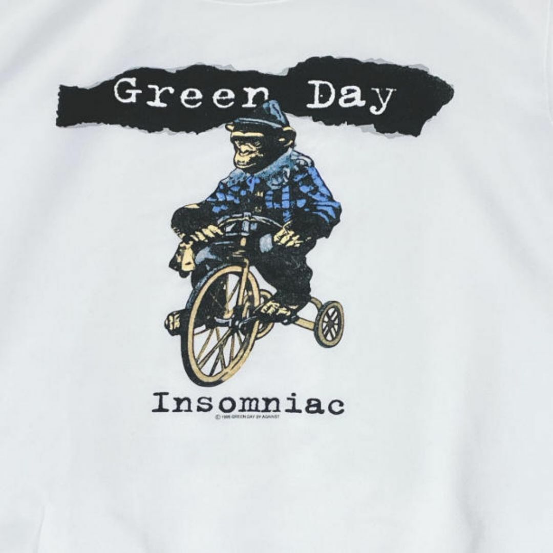 新品 スウェット GREEN DAY グリーンデイ バンドロック スエット白XL　メンズ　トレーナー_画像2