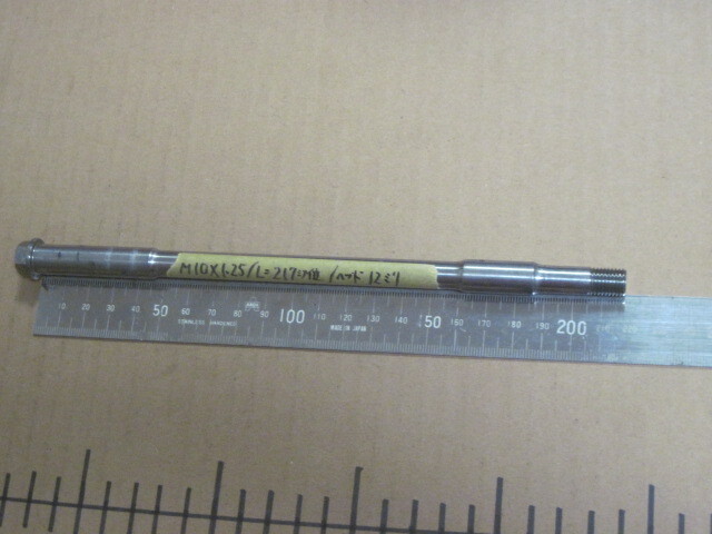 SUZUKIレースKIT？チタンハンガーボルト M10x1,25/L=217ミリ位 /ヘッド12ミリ1本　検索 油冷GSX-R750/1000/TT-F1レーサー/33ER/XR/ワークス_画像3