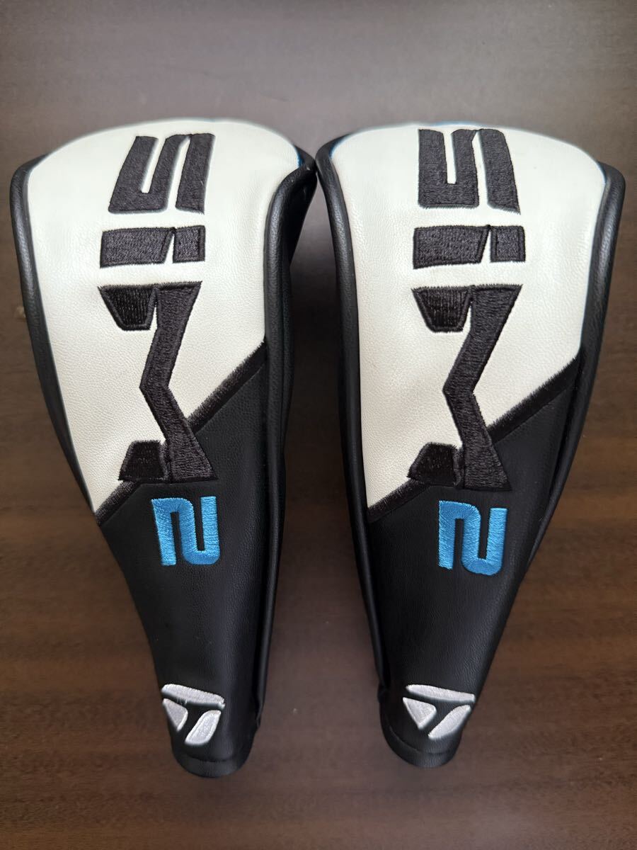 【状態良好】 TaylorMade テーラーメイド SIM2 ユーティリティ用 ヘッドカバー UT用 2個セット_画像1