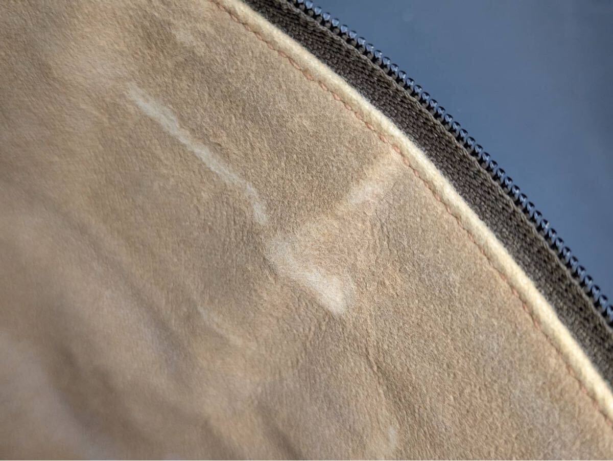 春名 9月 No.206 GUCCI グッチ ショルダーバッグ GGスプリーム GG柄 バッグ オールドグッチ 904.02.026 保管袋付き 内側汚れ多数_画像6