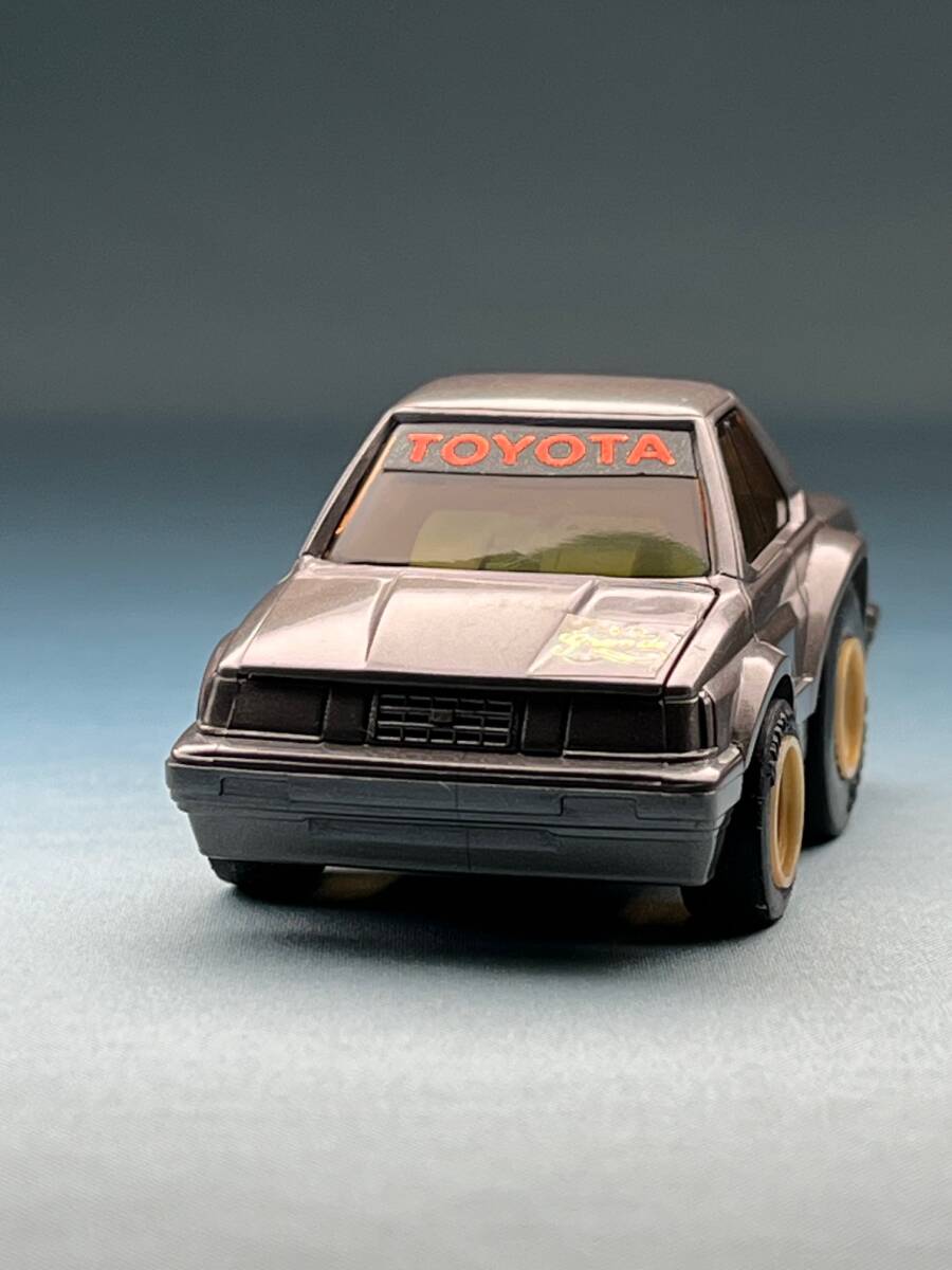TAKARA/ チョロQ/ A-81/ MARKⅡ GRANDE TWINCAM24/ マークⅡグランデツインカム/ DUNLOPタイヤ/ A品番/ 日本製/ ガンメタ/_画像1