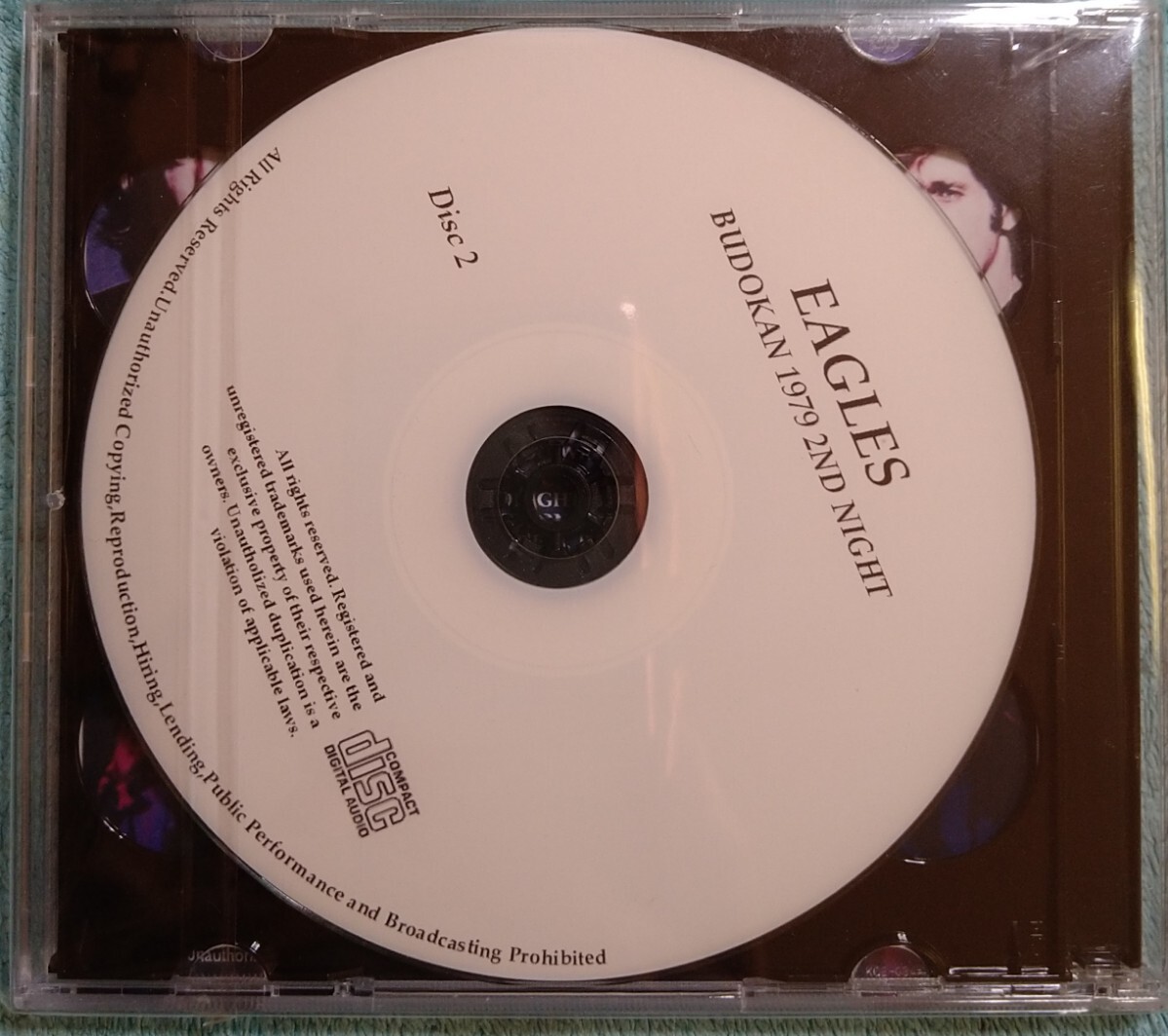 ☆常時3,000枚の品揃え!☆CD-R2枚組☆1979武道館ライヴ イーグルス日本公演 EAGLES Eagles 2CD-R 2nd NIGHT_画像2