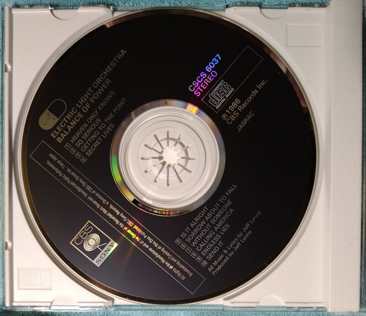 ☆懐かしの名作！☆ バランス オブ パワー エレクトリックライトオーケストラ コーリング・アメリカ、ソー・シリアス Balance Of Power ELO_画像4