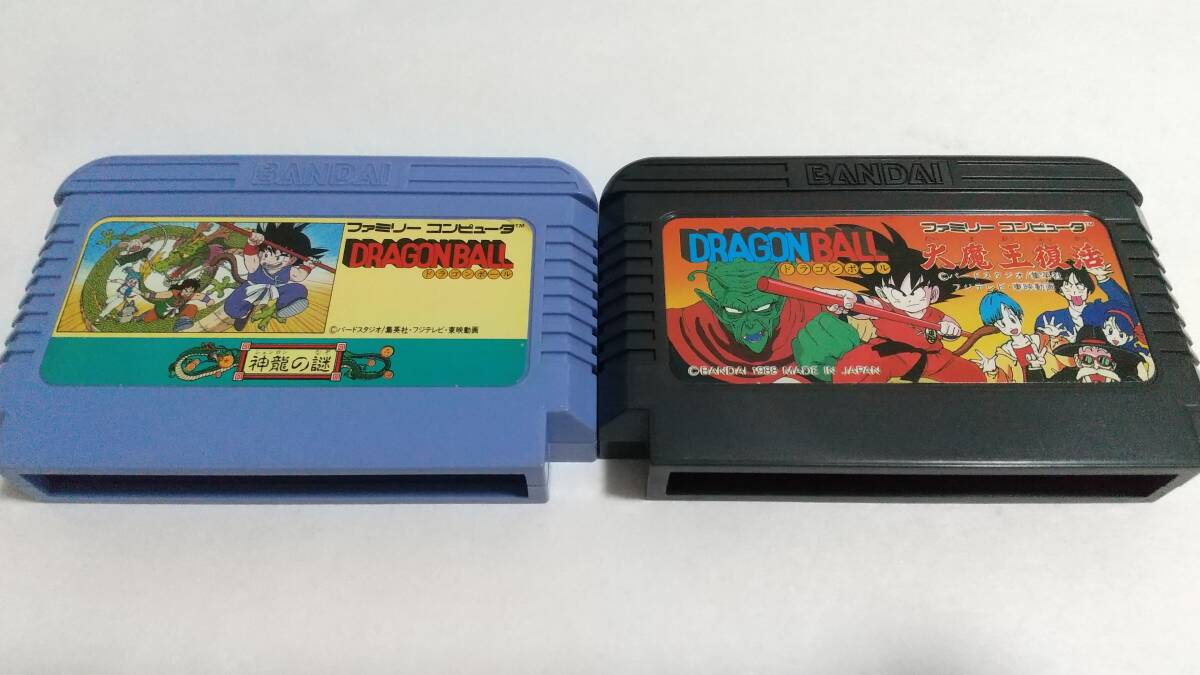 【送料込み】FC　ドラゴンボール 神龍の謎 & 大魔王復活 & 悟空伝 & ZⅡ激神フリーザ & ZⅢ 烈戦人造人間 & 外伝 サイヤ人絶滅計画_画像3